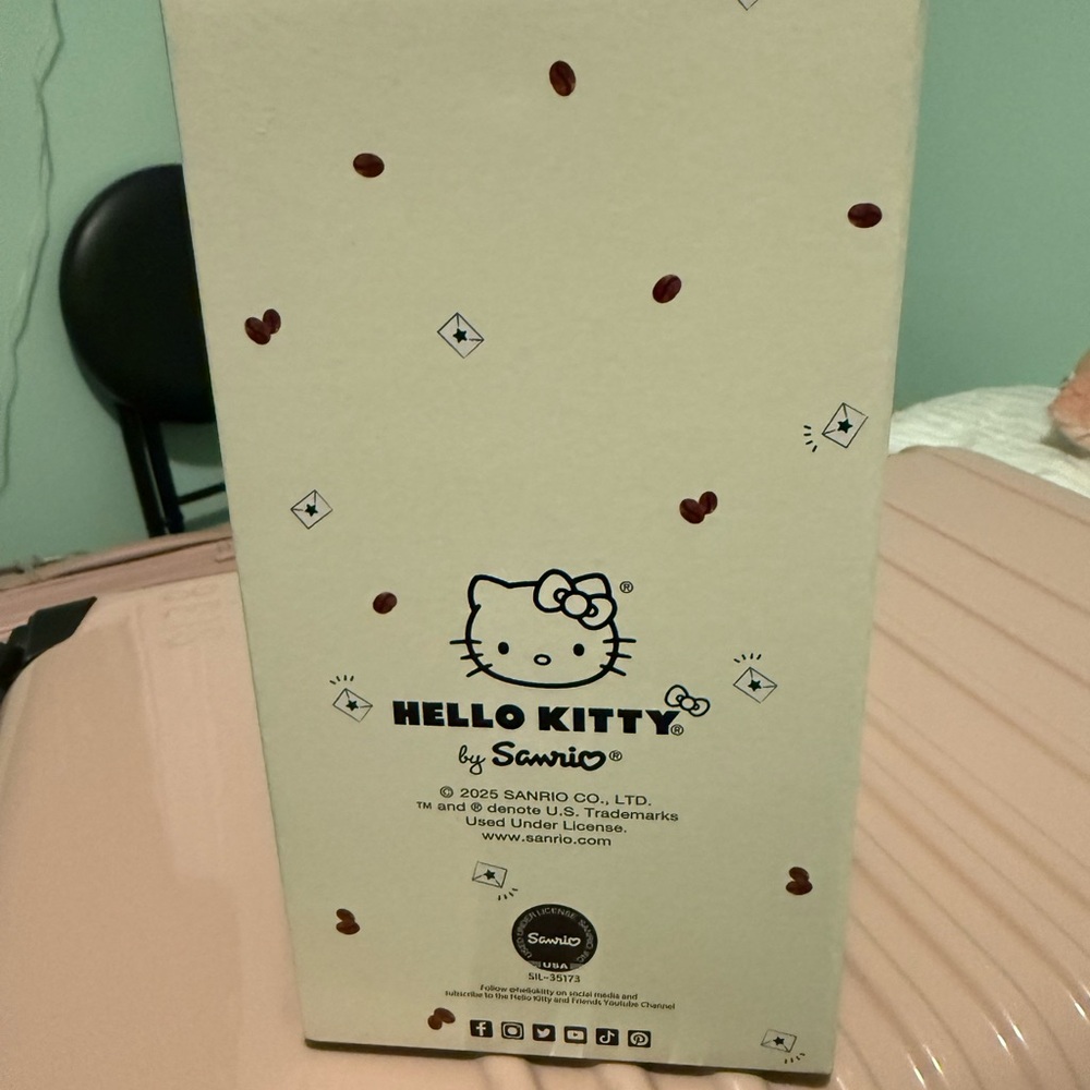 Starbucks Hello Kitty Plush with Red Bow and Green Apron - Picture 2 of 4